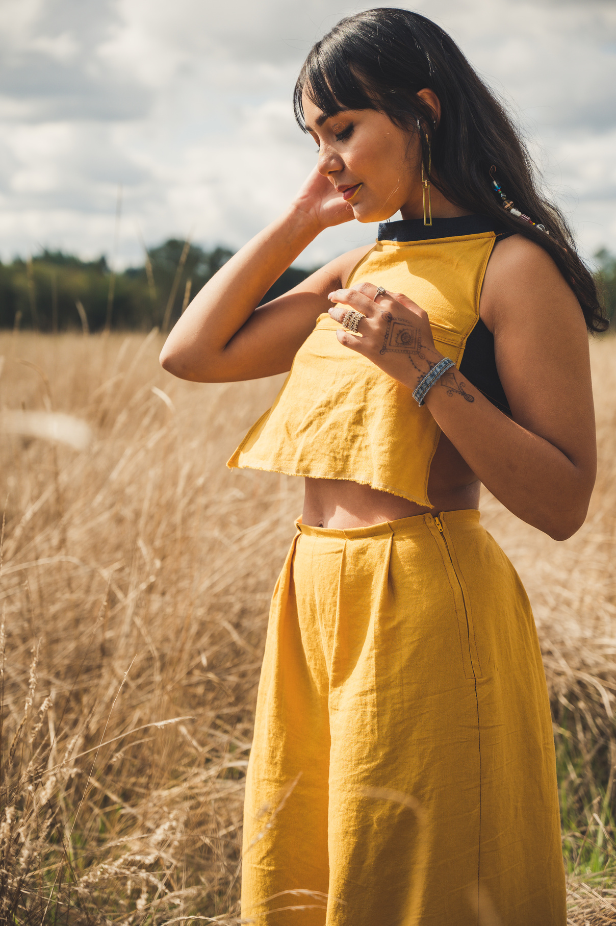 Women's Yellow Top